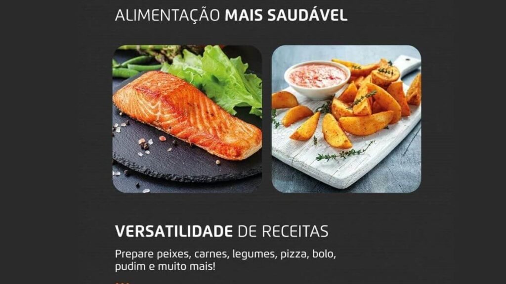 alimentação saúdavel com air fryer